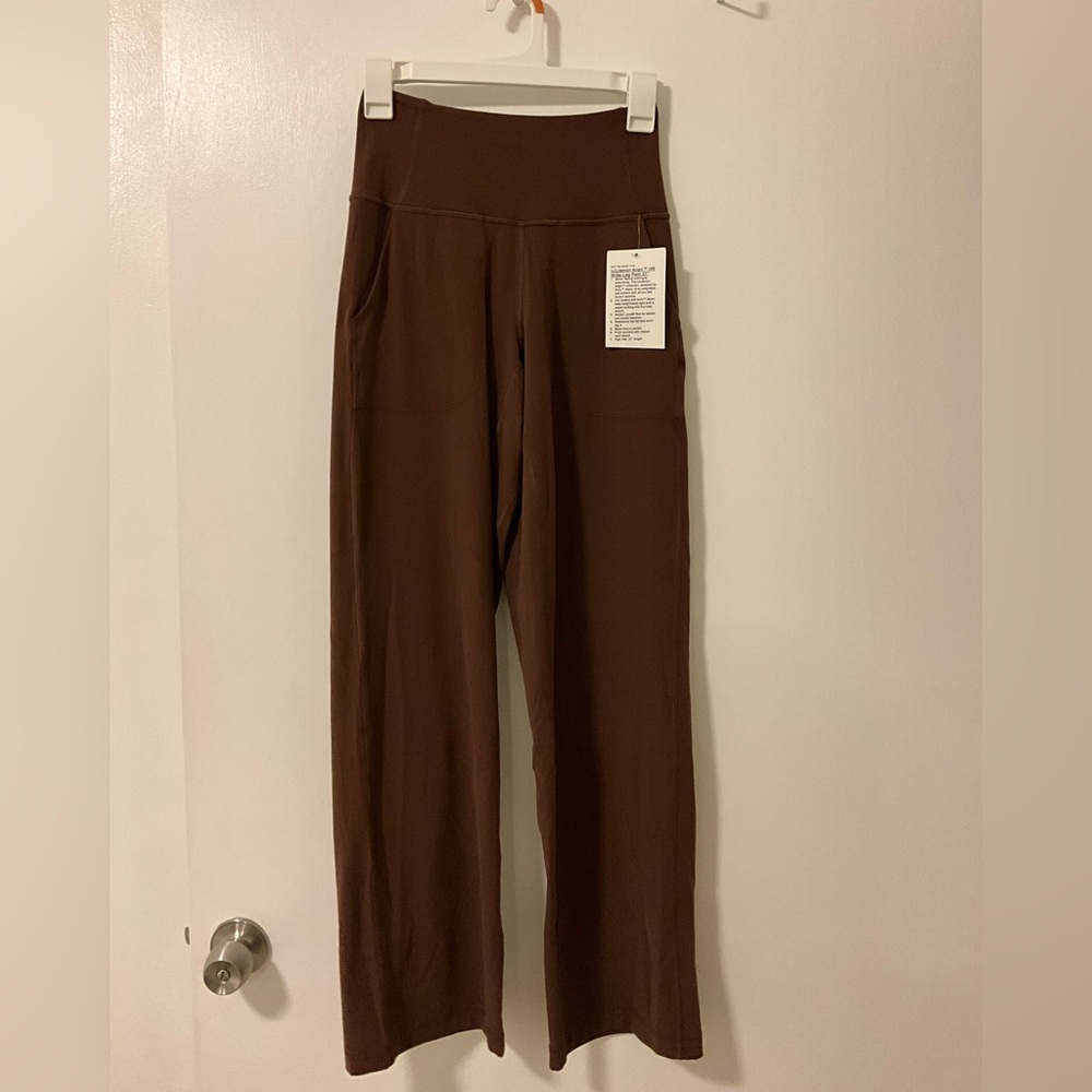 Lululemon Align wide leg pant Java size 4. NWT - Picture 2 of 5